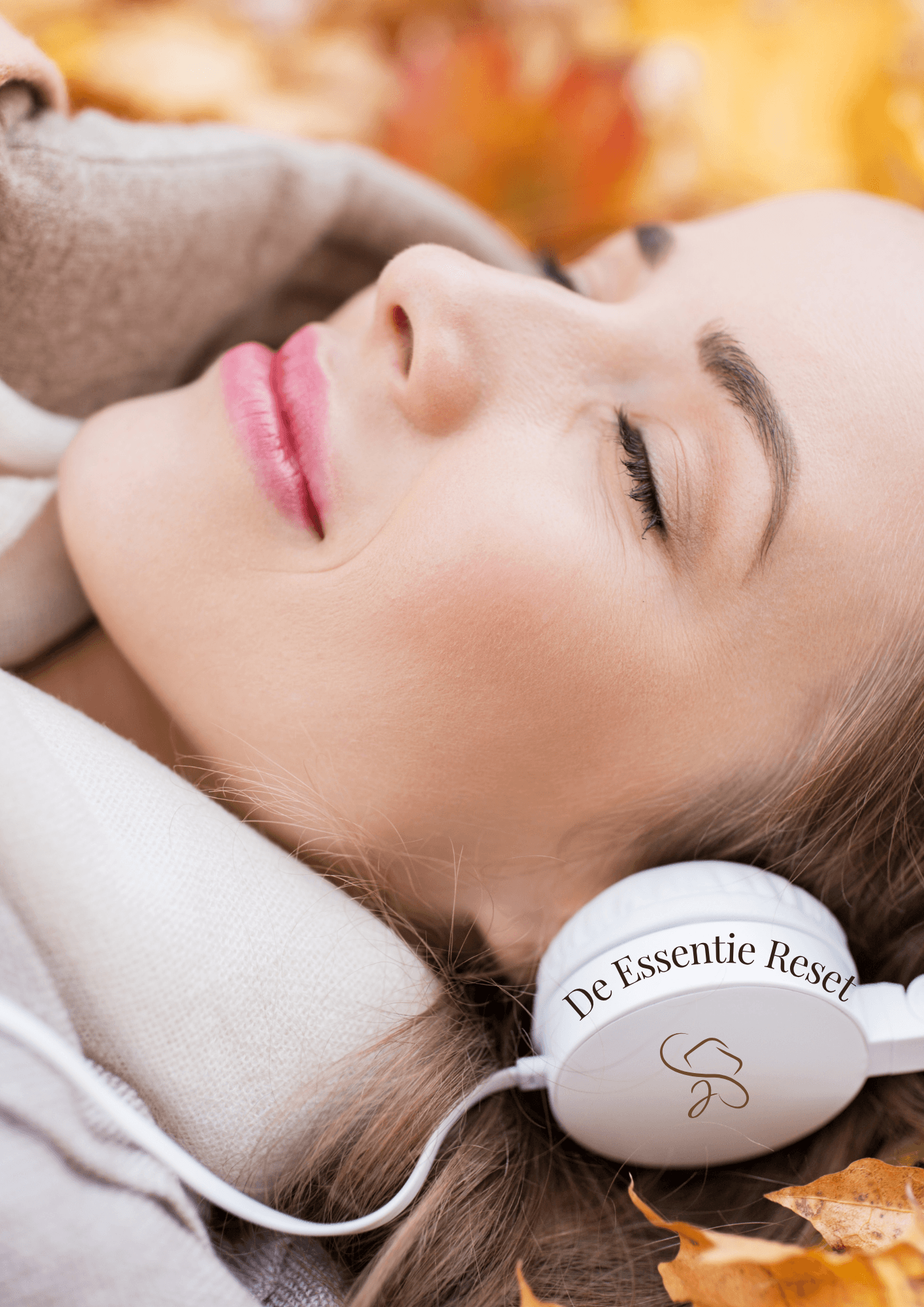 Vrouw luistert audio